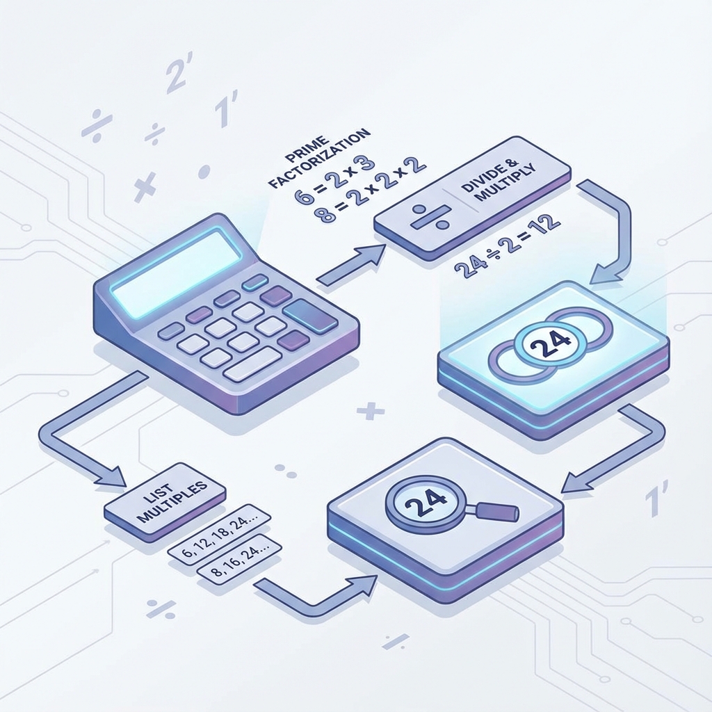 LCM Calculator: How to Find the Least Common Multiple Step by Step