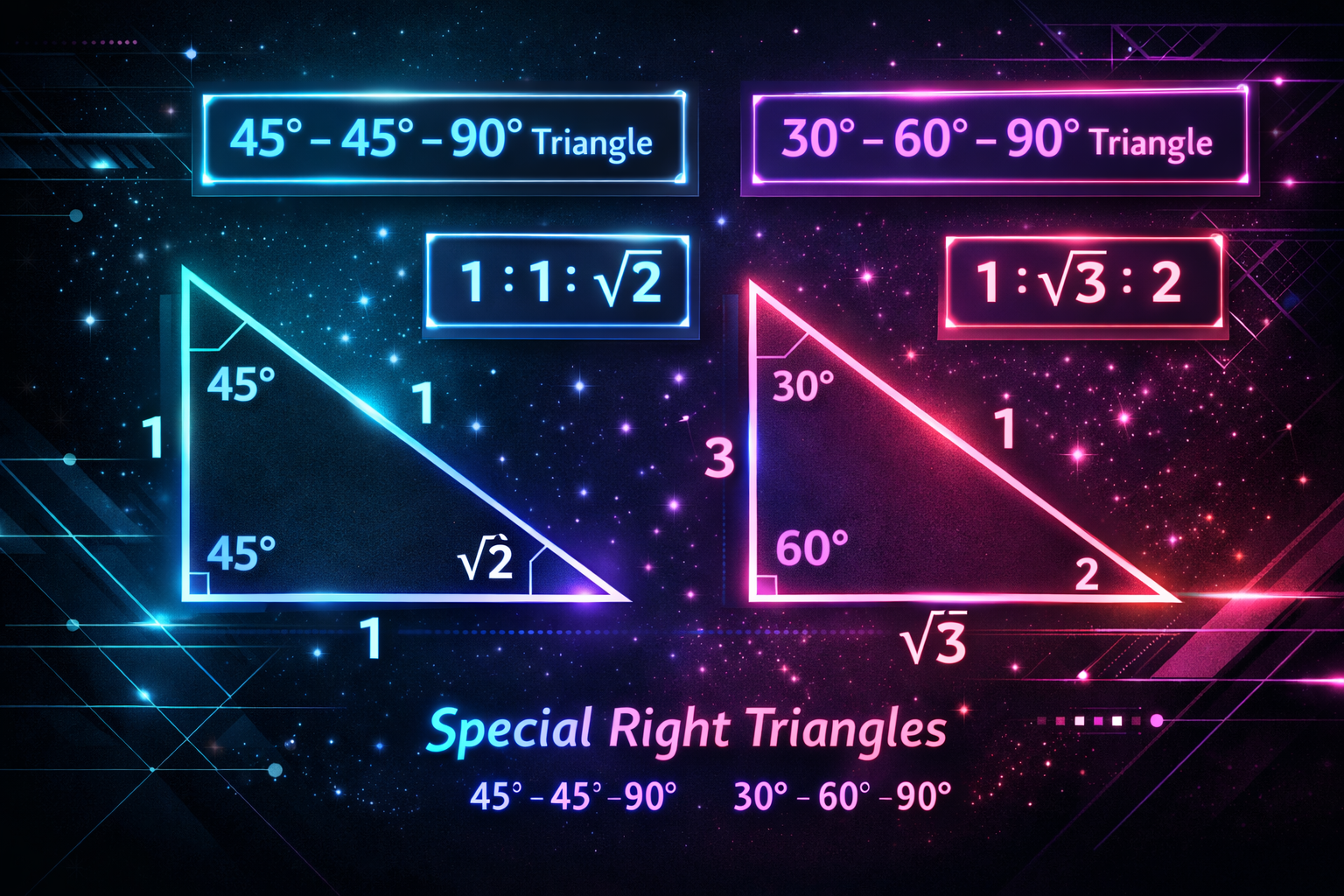 Special Right Triangles Explained